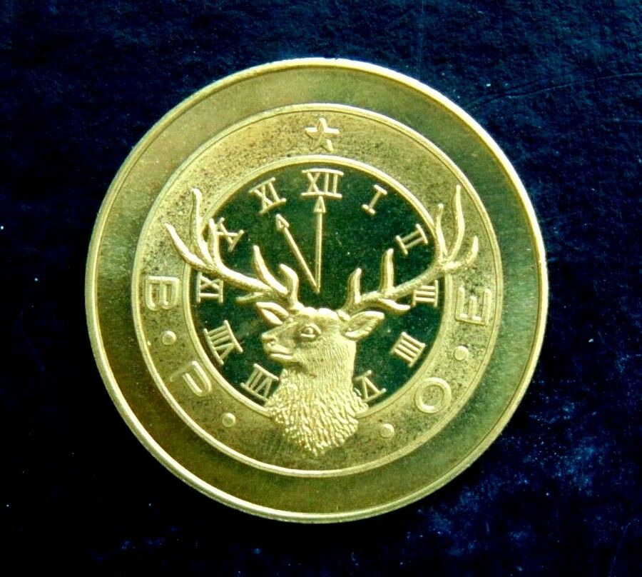 Elks Lodge No. 58 100th Anniversary Coin 1886-1986 Dayton Ohio 1.5"-dia