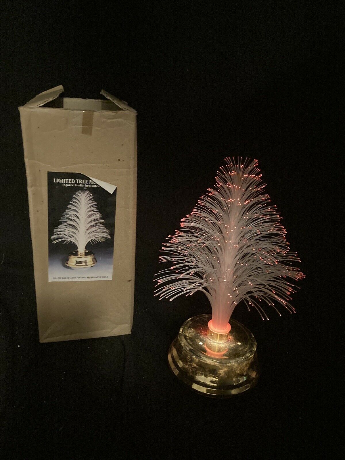 Small Battery Operated Fiber Optic Musical Christmas Tree
