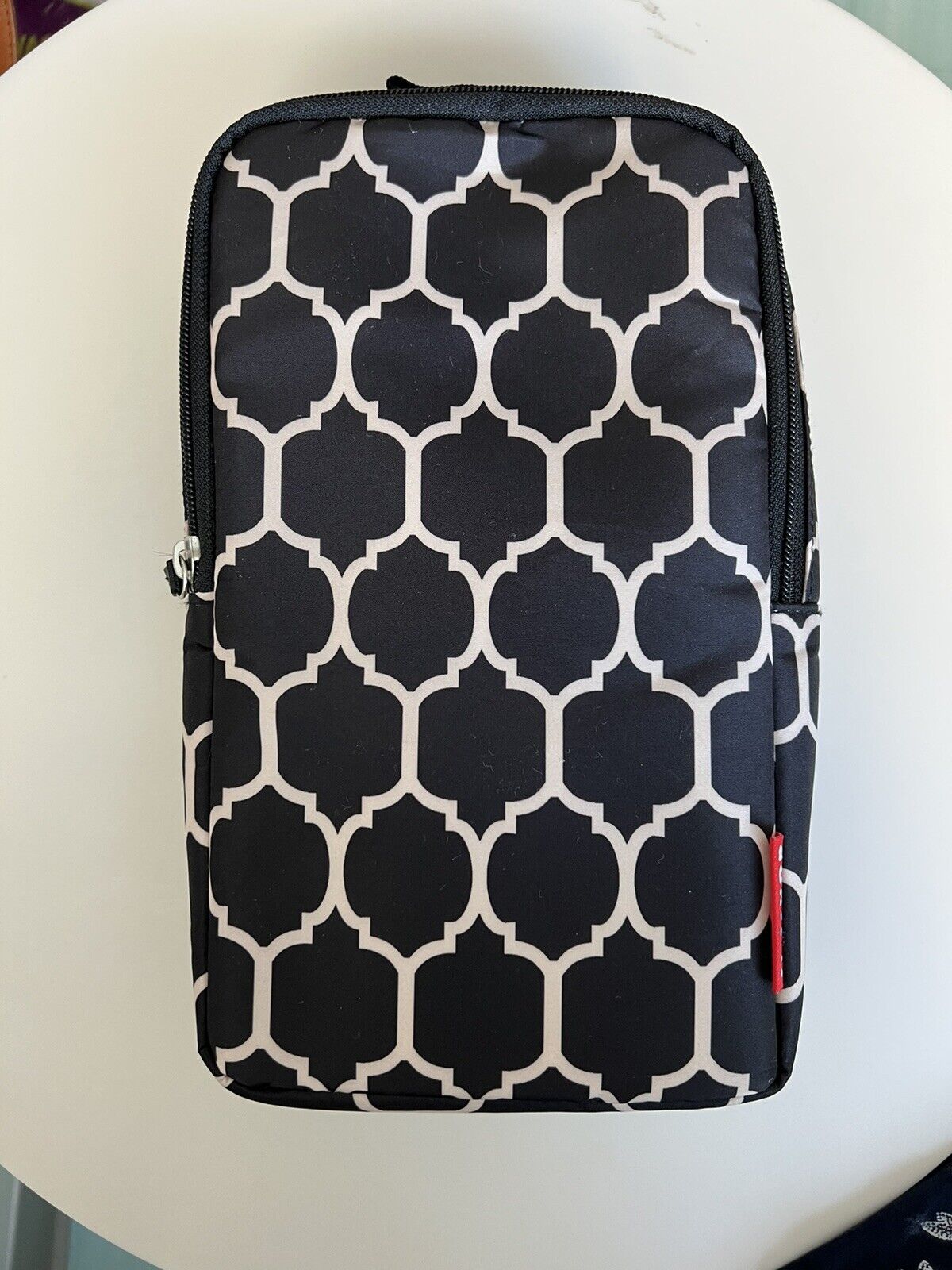 Skip Hop Insulated Bottle Bag Cooler Double  Accessory Black White Design Ln