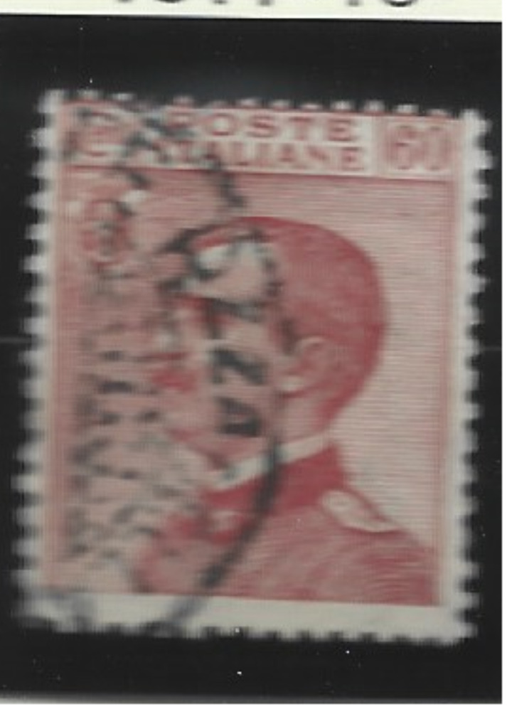 Italy Stamp Scott #107, Used Hinged