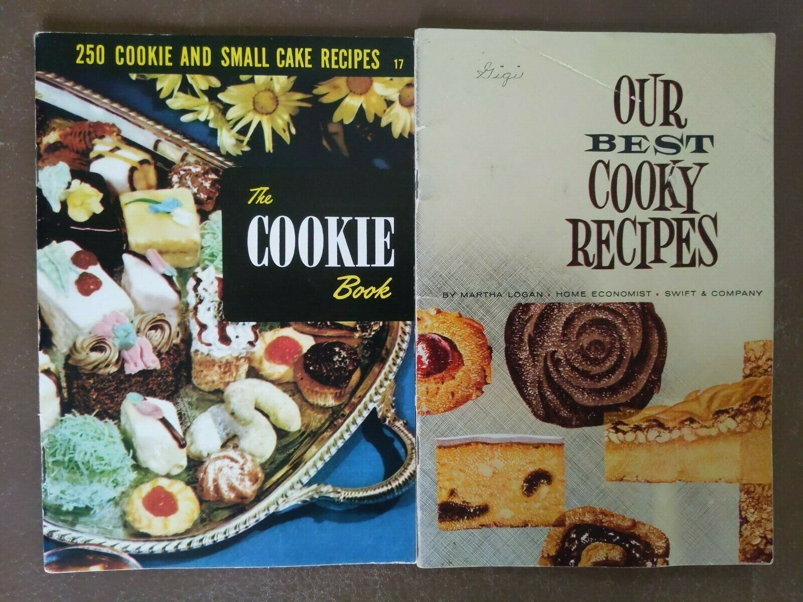 The Cookie Book (1958) & Our Best Cooky Recipes (swift, 1960s)