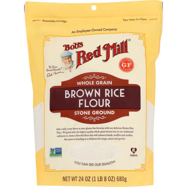 Bob's Red Mill Whole Grain Brown Rice Flour 24 Oz Pkg.