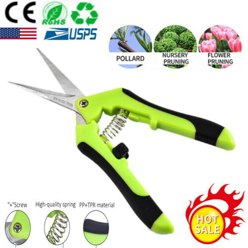 Trimming Leaf Snips | Garden Scissors Straight Blade | Pruning Shears Fruit Bud