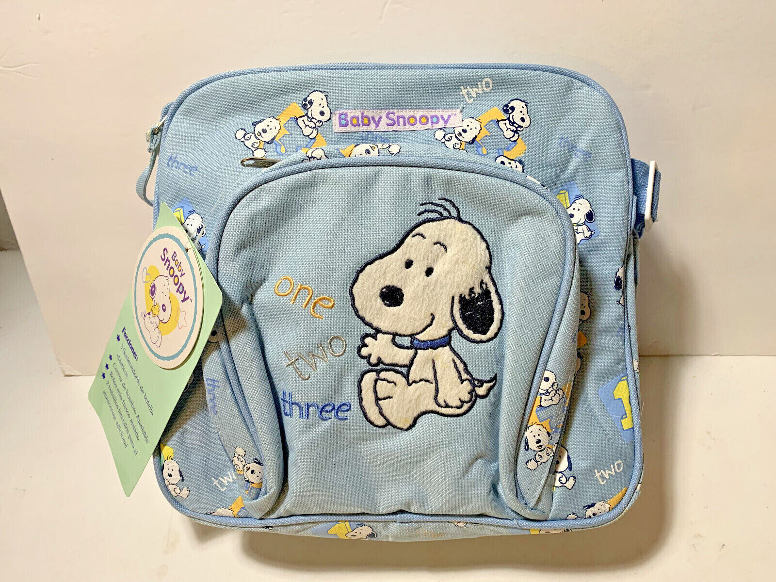 Vintage Retro Nwt Baby Snoopy Bottle Bag Peanuts For Your Cutie Pie