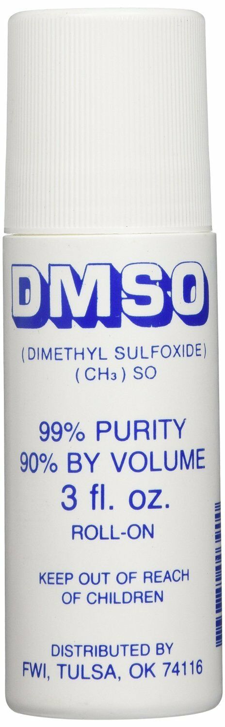 Dmso 99.9 % Liquid Pure (dimethyl Sulfoxide) Roll-on 3 Fl. Oz Horse Equine Dog