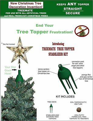 Treemate Christmas Tree Topper Stabilizer Kit And Holder
