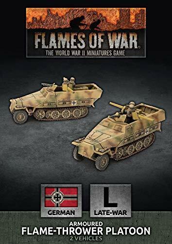 Battlefront Flames Of War German Armoured Flame-thrower Platoon Fow Gbx156