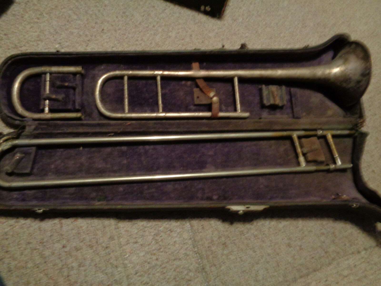 Pan American  Silver Trombone W/ Case