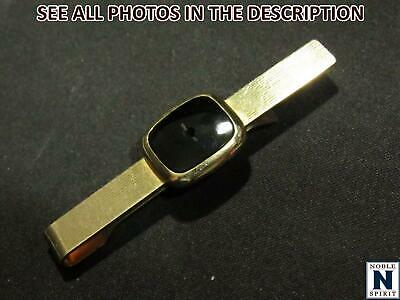 Noblespirit No Reserve .35 Oz 14k Gold Tie Clip With Stone