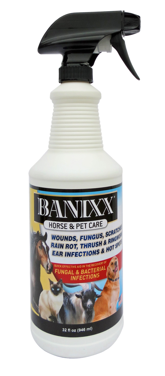Banixx Wounds & Infections Antifungal Hoof Care Thrush White Line Rain Rot 32oz