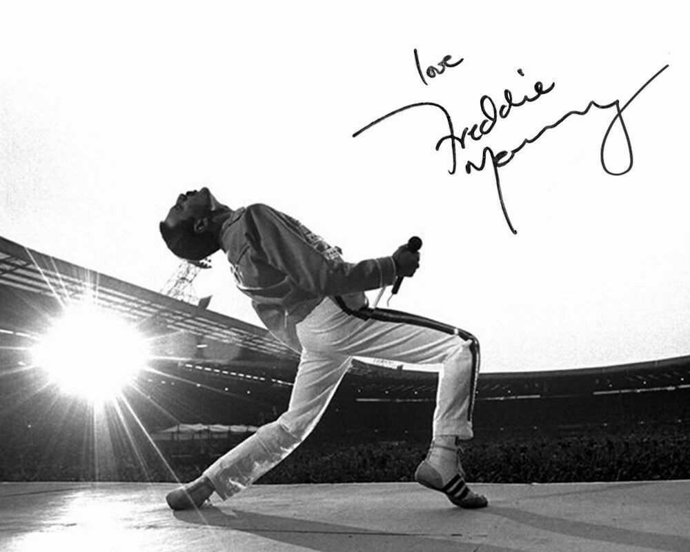 Freddie Mercury Queen Autographed Signed 8x10 Photo Reprint