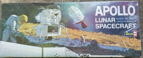 Revell Nasa Apollo Lunar Spacecraft H-1838-600 1/48 Scale Plastic Kit 1967