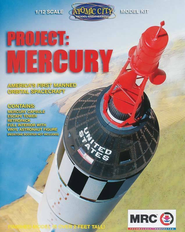 Academy 1/12 Scale Project Mercury Plastic Model Kit 0062001 Acy0062001