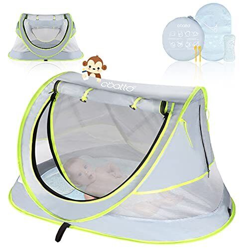Portable Baby Tent,  Pop Up Beach Tent For Baby, Enhanced Ventilation, Upf 50+