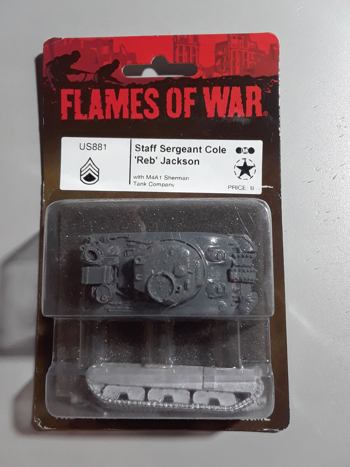 Flames Of War Us Staff Sergeant Cole Reb Jackson