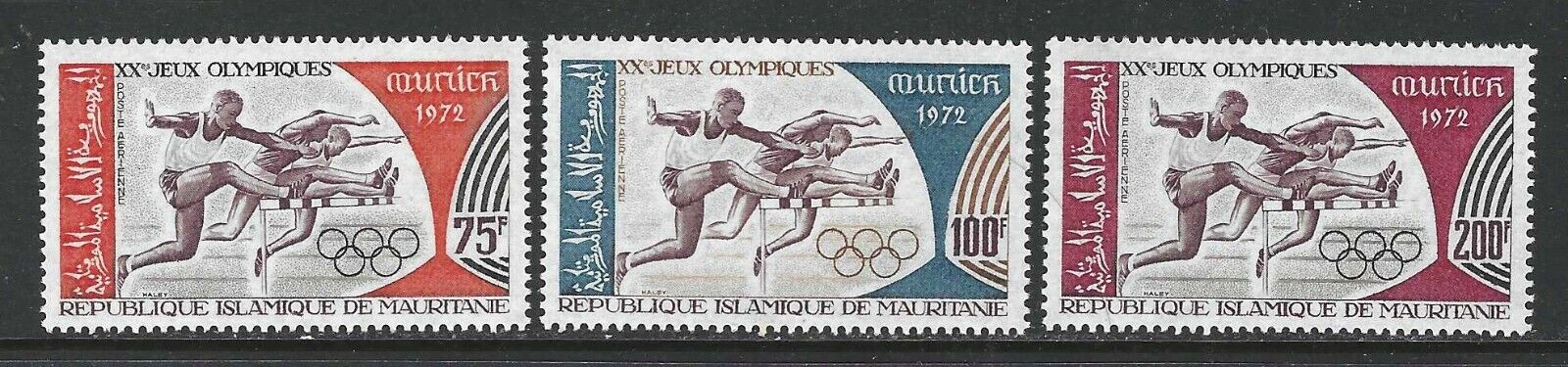 Mauritania - C121-c123 Mnh - 1972 - Munich Olympic Games