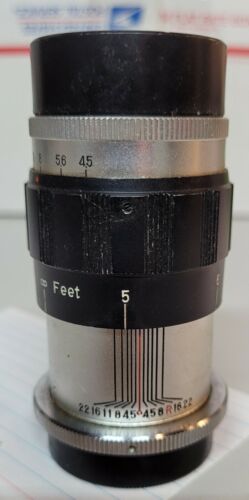 Vintage Wirgar Camera Lens 135mm No. Ft30630 1:4.5