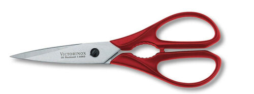 Victorinox Stainless Steel Multipurpose Kitchen Shears, 4 Inches (red) 7.6363